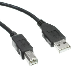 USB 2.0 PRINTER CABLE A-B MALE-MALE 3m BLACK GOOBAY 68901 U050 AP-USB-3M