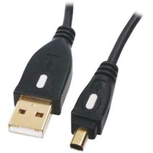 HQ HQCC-163 USB A 2.0 CABLE MALE TO USB MINI MALE MICRO 4PIN 1,8m BLACK MITSUMI