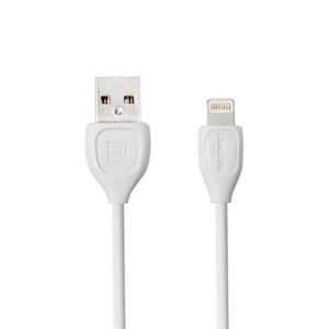 REMAX RC-050i LESU DATA & CHARGE CABLE USB 2.0 TO iPHONE 5-5S-6-6S-7-8-X & iPAD 1m WHITE-BLACK 14333