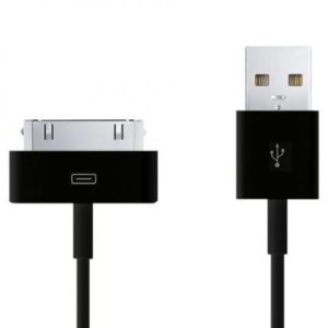 GOLF GF-UC30BK USB A 2.0 CABLE CHARGER/DATA 30 pin BLACK 1m iPHONE 3/4/4s & iPAD