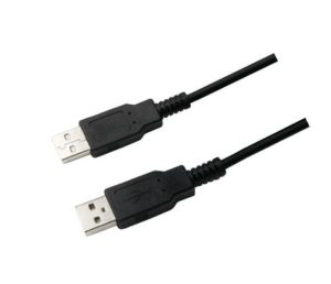 USB A 2.0 EXTENSION CABLE MALE/MALE 1.8m BLACK CABLE-140HS ΚΑΛΩΔΙΟ USB ΜΑΥΡΟ 93593