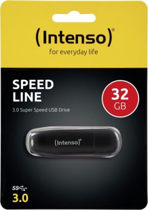 32Gb USB 3.0 Stick Intenso Speed Line Black 3533480