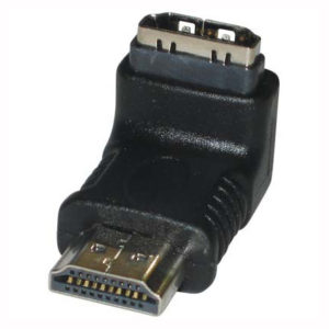 ADAPTOR HDMI MALE TO HDMI FEMALE CORNER VC-010 BLACK