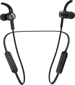 Magnet Sports Free Motion Handsfree Wireless Bluetooth Headset Black Borofone BE24 Ακουστικά Ασύρματα Μαγνητικά Μαύρα