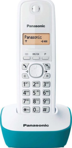 PANASONIC KX-TG1611GRC WIRELESS TELEPHONE DEVICE WHITE-BLUE ΤΗΛΕΦΩΝΙΚΗ ΣΥΣΚΕΥΗ ΑΣΥΡΜΑΤΗ ΛΕΥΚΗ-ΜΠΛΕ