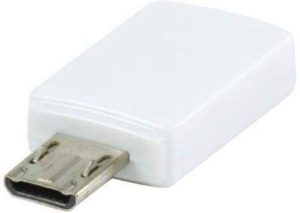 ADAPTER MHL USB 11 PIN MICRO B MALE/FEMALE WHITE ADAPTOR VALUELINE VLMP39020W