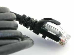 UTP Ethernet Cable 20m Black Cat 5e Καλώδιο Δικτύου Μαύρο Powertech CAB-N008