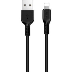 Hoco USB A 2.0 Cable Male To Lightning Male Black 2m Fast Charging ios Καλώδιο Φόρτισης Μαύρο X20