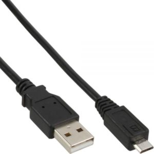 OEM USB A 2.0 CABLE MALE TO MICRO USB B MALE CABLE BLACK 3m HIGH SPEED FAST CHARGING 14213