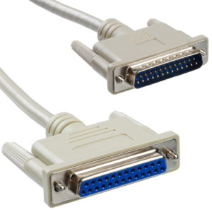 CABLE 25pin MALE TO 25pin FEMALE 1m PARALLEL