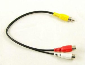 Αντάπτορας RCA Male To 2 X RCA Female Splitter Sound Cable 0.25mm PL-4020