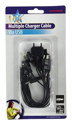 USB CHARGING CABLE 10 IN 1 P.SUP.USB 500 (iPOD/PSP/NDSi/NOKIA 3.5/NOKIA 2.0/SONY ERICSSON/SAMSUNG OLD 20pin/SAMSUNG NEW 20pin/LG/mini USB/micro USB)