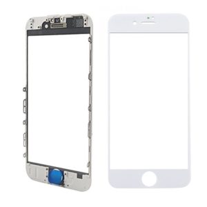 Τζάμι Αφής Με Πλαίσιο Λευκό iPhone 8 Plus - Glass Lens with Front Bezel White i8 Plus