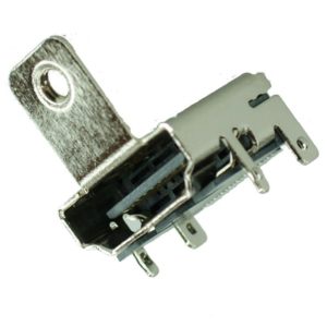 HDMI A Type 2 19pins Metallic Connector Female Silver Adaptor CON-H005 Βύσμα Πλακέτας