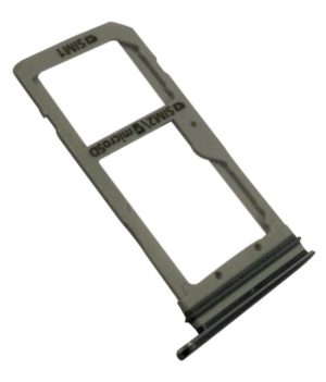 Διπλή Βάση Κάρτας Sim Μαύρο Samsung Galaxy S7 Sim Tray Black (G930F)