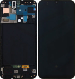 Samsung Galaxy A50 SM-A505F GH82-19204A Original LCD & Touch FHD Black Αυθεντική οθόνη & Τζάμι Αφής Μαύρη