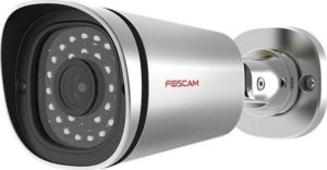 Foscam FI9900EP Camera Bullet 2.8mm IP66 IR 2 Χ Ζoom 20m External 1080p Silver Κάμερα Εξωτερικού Χώρου Ασημί