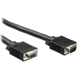 VGA CABLE HD 15 MALE/FEMALE FILTERED 2m
