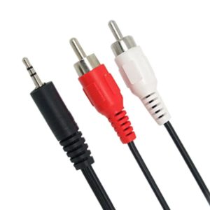 POWERTECH CAB-R008 JACK 3.5 MALE TO 2 X RCA MALE CABLE 3m POWER TECH CABR008