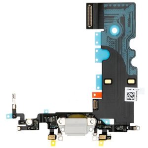Καλωδιοταινία Φόρτισης & Υποδοχή Ακουστικού Γκρί iPhone 8 Charging Port Dock Connector Grey i8