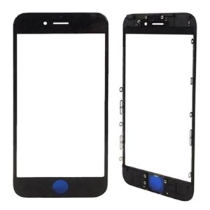 Τζάμι Αφής Με Πλαίσιο Μαύρο iPhone 8 - Glass Lens with Front Bezel Black i8