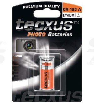 Μπαταρία Λιθίου Battery CR 123 A Lithium 3V Premium Quality Tecxus Photo CR-123A