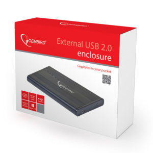 USB 2.0 External Enclosure 2.5 Sata 3 Black Gembird EE2-U2S-5 Εξωτερική Θήκη Σκληρού