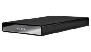 USB 2.0 & eSATA EXTERNAL ENCLOSURE 2.5 HDD SATA ICY BOX SILVER/ BLACK IB-290STUS-B