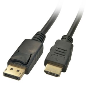 Display Port 20pin Male Gold To HDMI 1.4 Male 5m Cable Black CAB-DP029 DP020