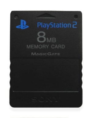 MEMORY CARD 8Mb SONY BLACK ΚΑΡΤΑ ΜΝΗΜΗΣ (PS2)