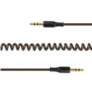 CABLEXPERT GM-CCA-405-6 JACK 3.5 MALE TO JACK 3.5 MALE 1.8m AUDIO SOUND CABLE GOLD STEREO EXPANDABLE SPIRAL ΚΑΛΩΔΙΟ ΗΧΟΥ ΣΠΙΡΑΛ