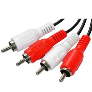 RCA CABLE 2 X MALE TO 2 X RCA MALE 2.5m AUDIO 11.99.433BR