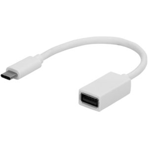 Adapter USB TYPE C Male - USB A 3.0 Female Cable 0.15m QR-061