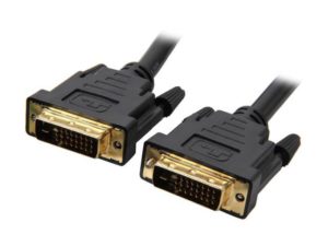 DVI-I MALE 24+5pin TO DVI-I MALE 24+5pin CABLE 5m VALUELINE VLCP32050B5.00