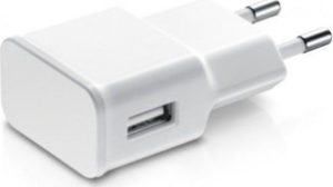 POWER PLUG CHARGER AC 1 Χ USB 5V 2A WHITE TRAVEL CHARGING SUPPLY iPHONE ΤΡΟΦΟΔΟΤΙΚΟ ΠΡΙΖΑΣ ΛΕΥΚΟ ZY-500 14858