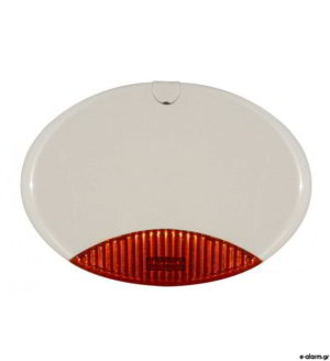 AMC ISIDE 130 OUTDOOR WHITE SIREN WITH RED OPTICAL SIGNALING ΣΕΙΡΗΝΑ ΕΞΩΤΕΡΙΚΗ ΛΕΥΚΗ