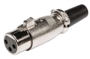 Canon Cable Adaptor XLR-3FCL Plug Female Τελικό Βύσμα Καλωδίου Ήχου Θυληκό 140-1202 CN011 CN007