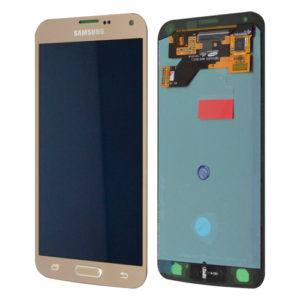 Οθόνη Samsung Galaxy S5 Neo GH97-17787B SM-G903F Original LCD & Touch Gold Αυθεντική οθόνη & Τζάμι Αφής Χρυσή