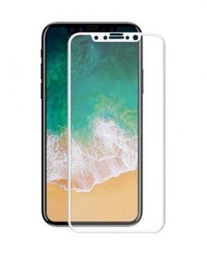 Tempered Glass Full Cover Screen Protector White 9H 0.3mm iPhone X Γυάλινο Προστατευτικό Οθόνης