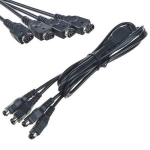 DREAMGEAR LINK CABLE 4 PLAYERS BLACK (GBA/SP)