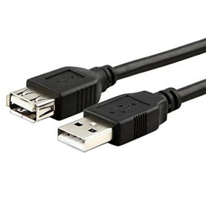 USB A 2.0 EXTENSION CABLE MALE/FEMALE 1,8m BLACK CABLE-143HS ΚΑΛΩΔΙΟ ΠΡΟΕΚΤΑΣΗΣ 68903