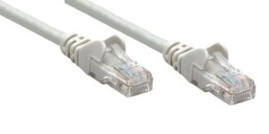 Καλώδιο Δικτύου Γκρι Powertech CAB-N024 UTP Ethernet Cable 2m Grey CAT 5 Ftt6-081