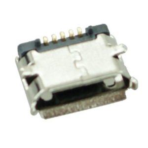 Micro USB 2.0 Type B Connector Flat Silver Con - U012
