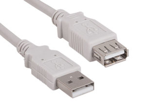 USB EXTENSION A MALE TO A FEMALE 0.8m WHITE 11.99.8946R