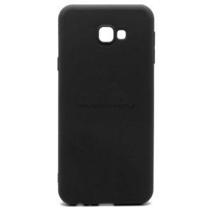 Plastic Protective Slim Soft Case S-Cover Black Samsung Galaxy J4 Plus 2018 Θήκη Μαλακή Μαύρη