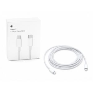 Apple USB 3.1 Type C Cable Male To Type C Cable Male White 2m Original MLL82ZM/A Αυθεντικό Καλώδιο Σύνδεσης Λευκό