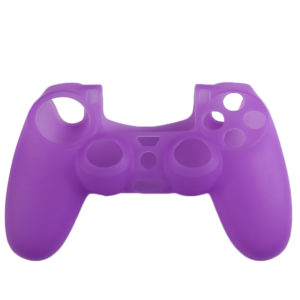 PRO SOFT SILICONE PROTECTIVE DUALSHOCK 4 COVER RIBBED GRIP PURPLE ASSECURE (PS4)