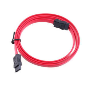 SATA 2 MALE 7pin TO SATA 2 MALE 7pin INTERNAL CABLE 1m RED