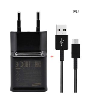 Samsung EP-TA20CBCQGCH Original AC 1 X USB 5V-9V 2Am Power Supply Charger Black Fast Charging Αυθεντικό Τροφοδοτικό Μαύρο & Καλώδιο Type c