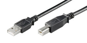 POWERTECH CAB-U094 USB A 2.0 PRINTER CABLE A-B MALE-MALE 1m BLACK ΚΑΛΩΔΙΟ ΕΚΤΥΠΩΤΗ ΜΑΥΡΟ